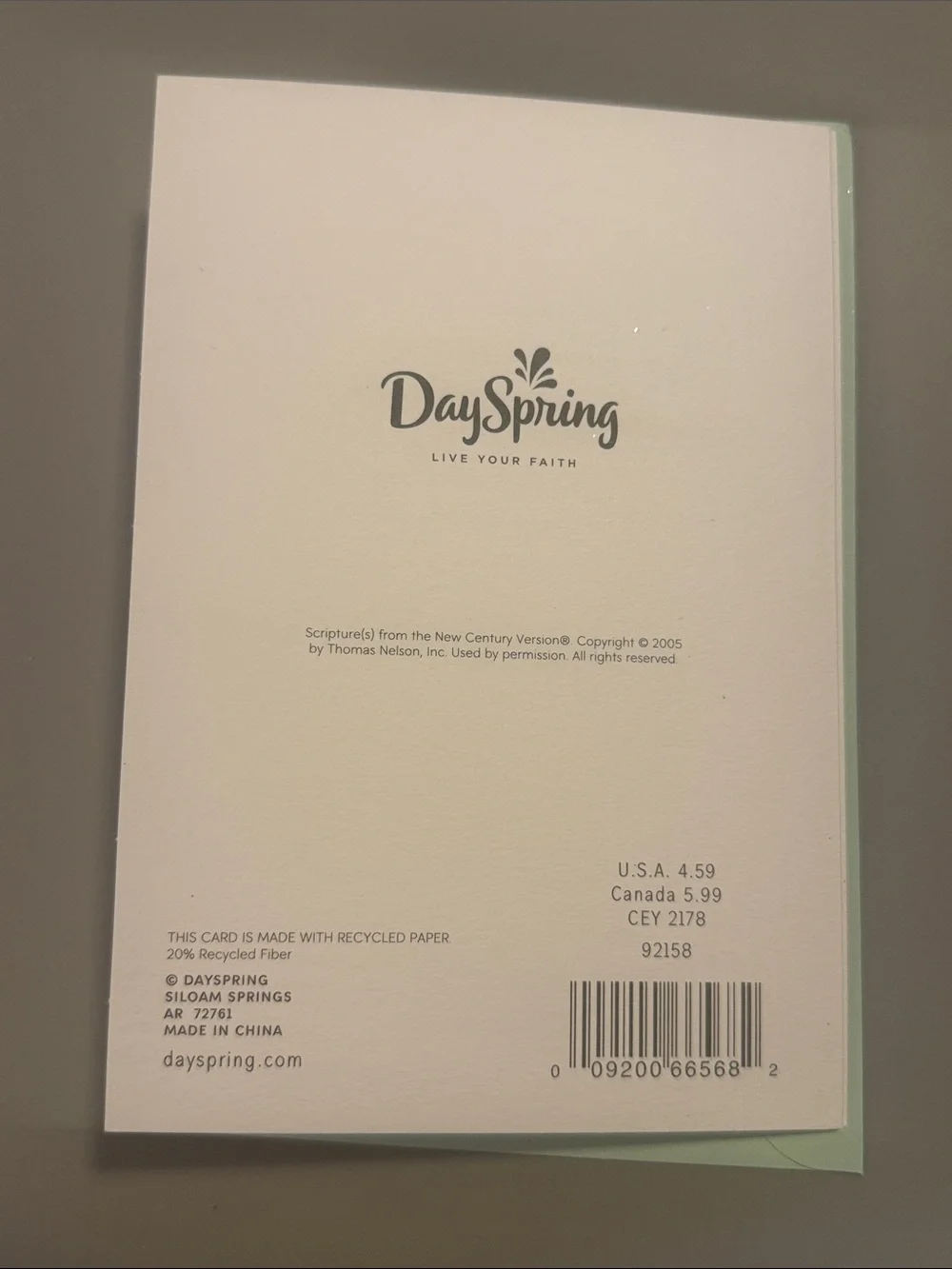 🌻 Bundle of 2 DaySpring Religious Wedding Cards